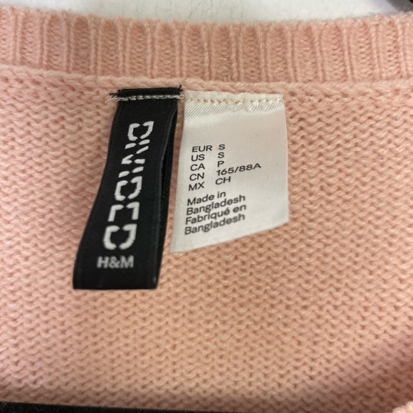 H&M colorful stripes boxy stripes sweater - Picture 4 of 5